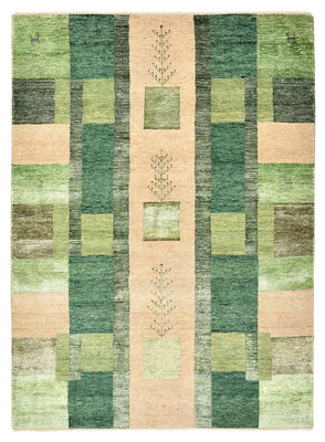 Gabbeh Tapijt - Loribaft Indus - 204 x 150 cm - groen