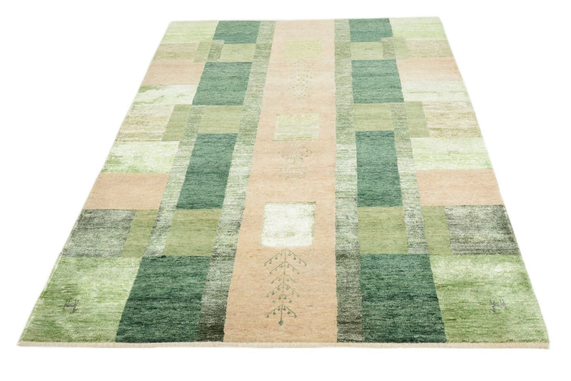 Gabbeh Tapijt - Loribaft Indus - 204 x 150 cm - groen