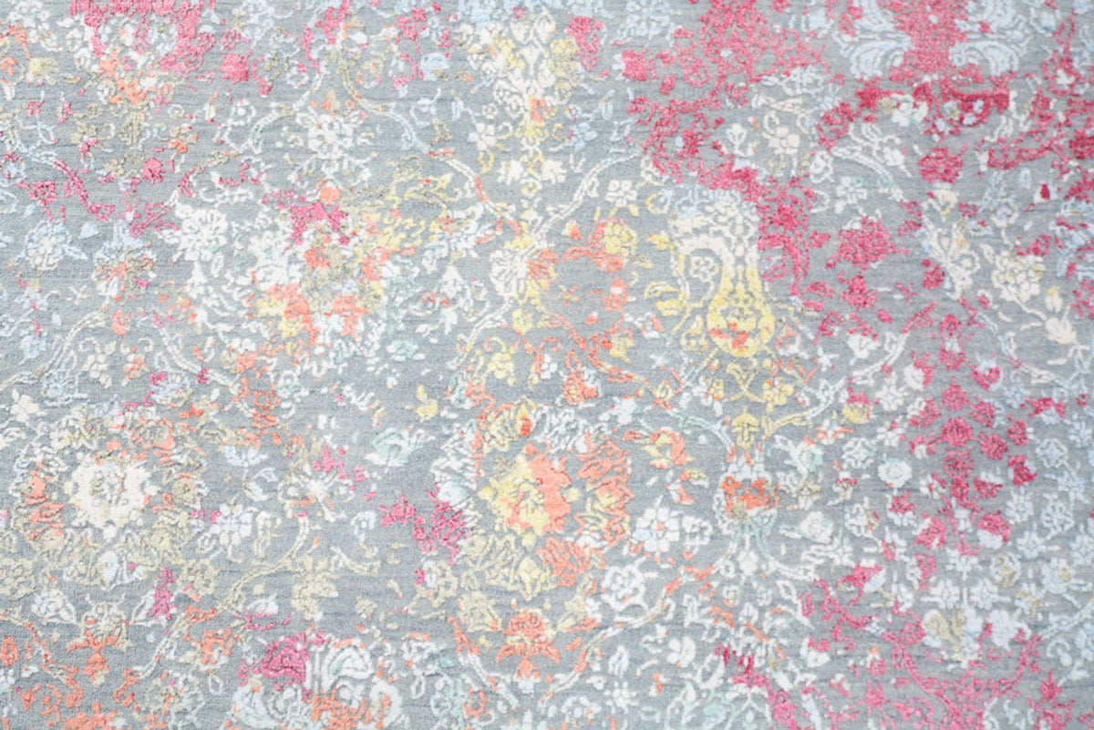 Designer tapijt - 369 x 274 cm - lichtblauw