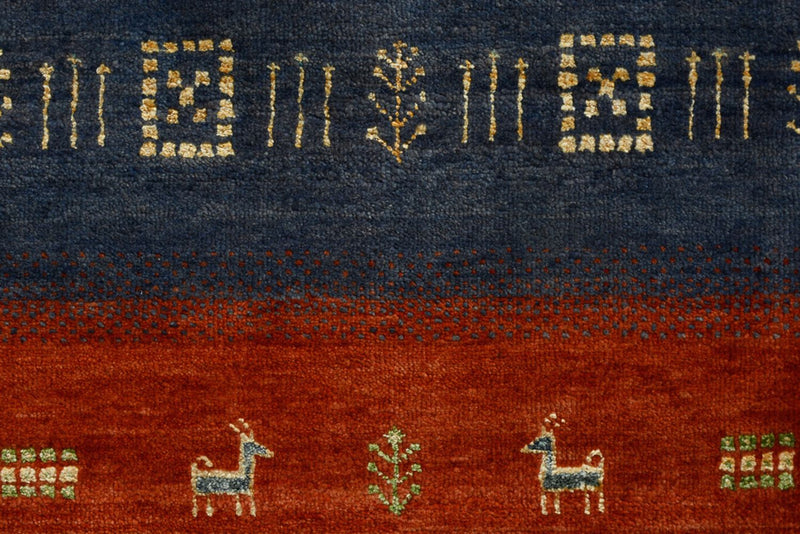 Gabbeh Tapijt - Loribaft Indus - 336 x 254 cm - rood