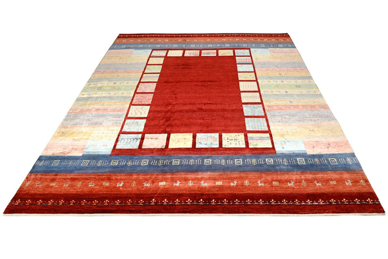 Gabbeh Tapijt - Loribaft Indus - 336 x 254 cm - rood