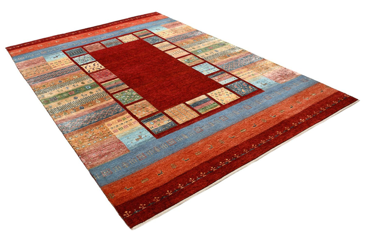 Gabbeh Tapijt - Loribaft Indus - 302 x 206 cm - rood