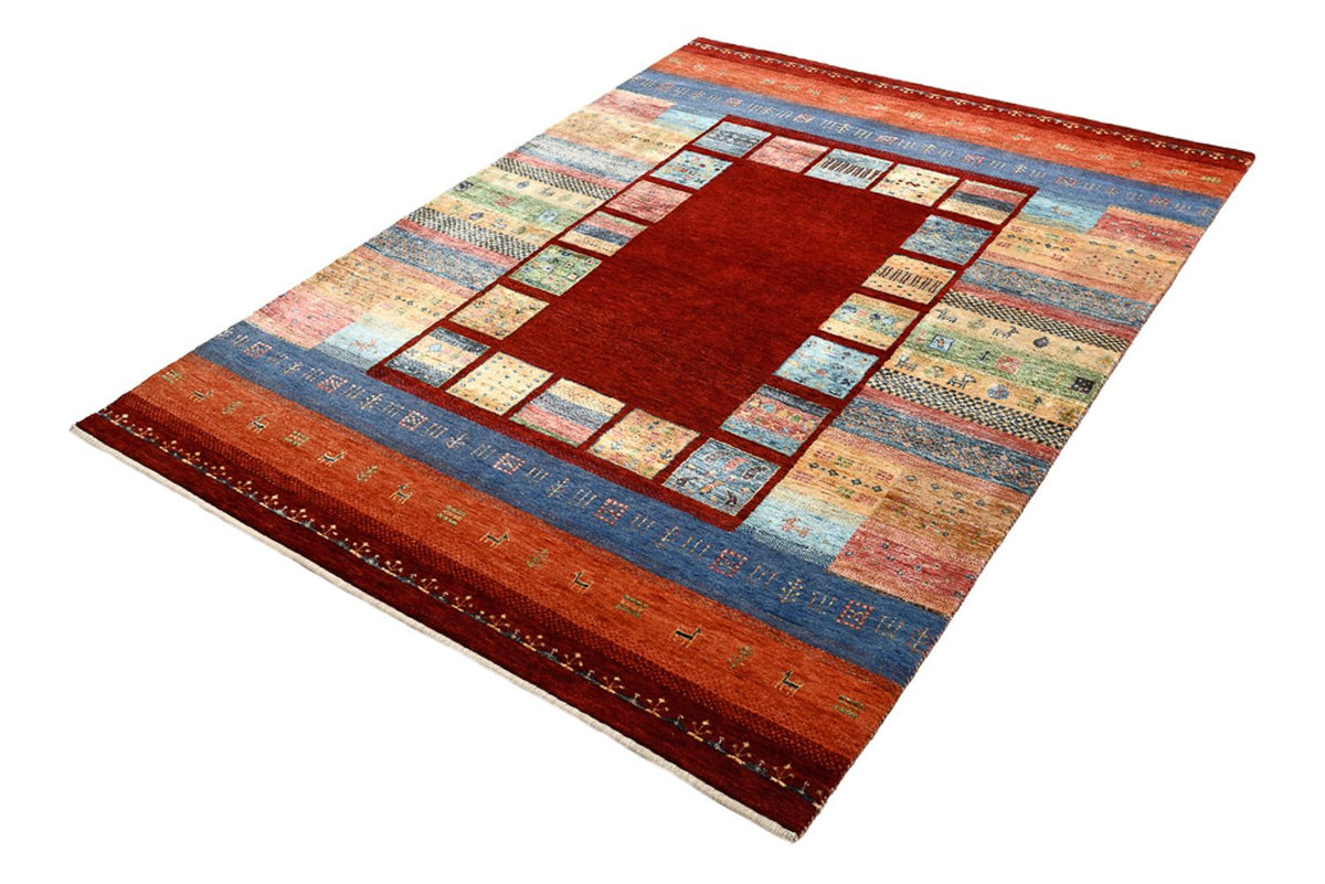 Gabbeh Tapijt - Loribaft Indus - 201 x 155 cm - rood