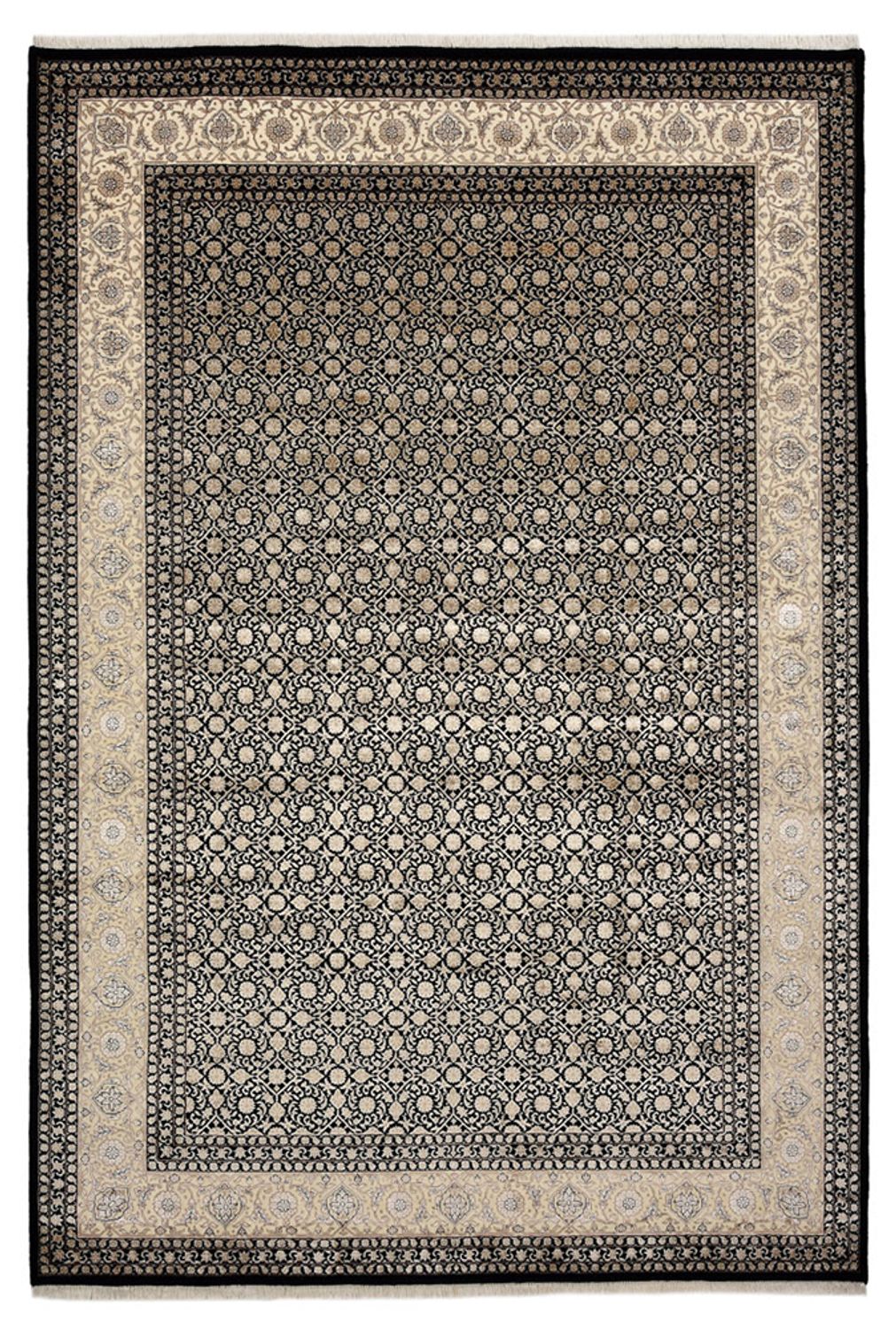 Oosters tapijt - Bijar - Indus - 301 x 203 cm - donker beige