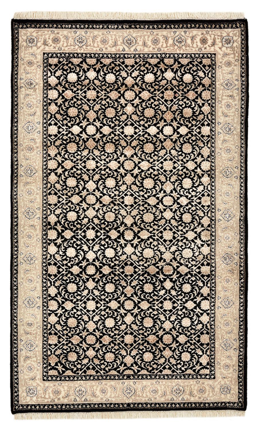 Oosters tapijt - Bijar - Indus - 157 x 95 cm - donker beige