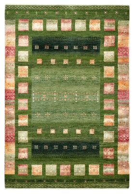 Gabbeh Tapijt - Loribaft Indus - 154 x 105 cm - groen
