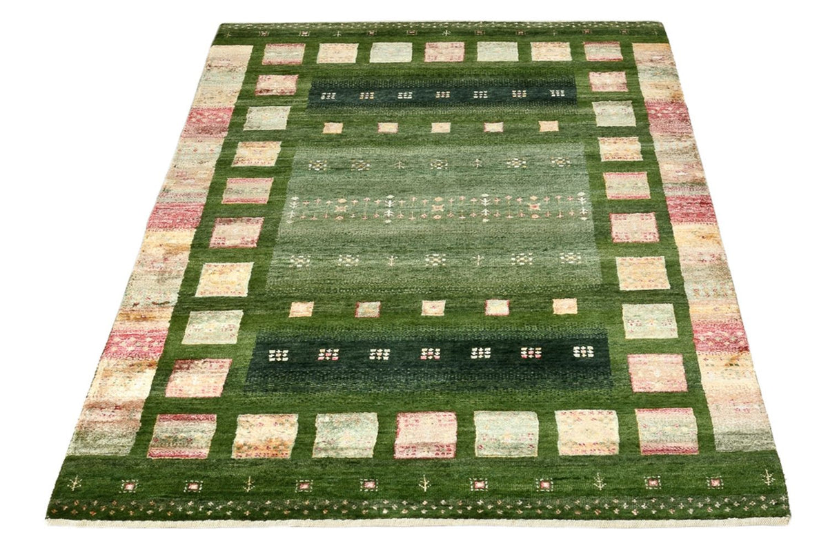 Gabbeh Tapijt - Loribaft Indus - 154 x 105 cm - groen