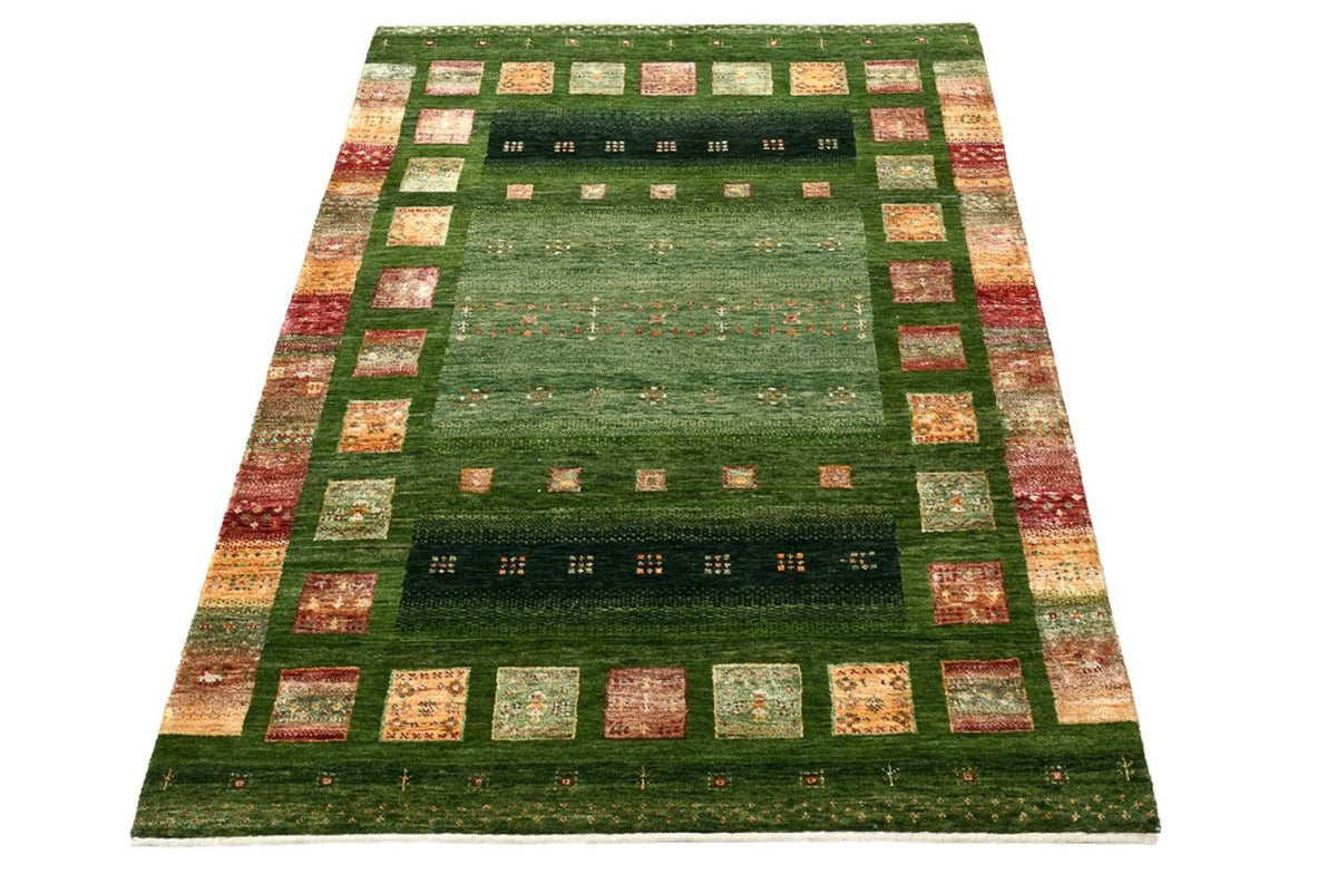 Gabbeh Tapijt - Loribaft Indus - 154 x 106 cm - groen