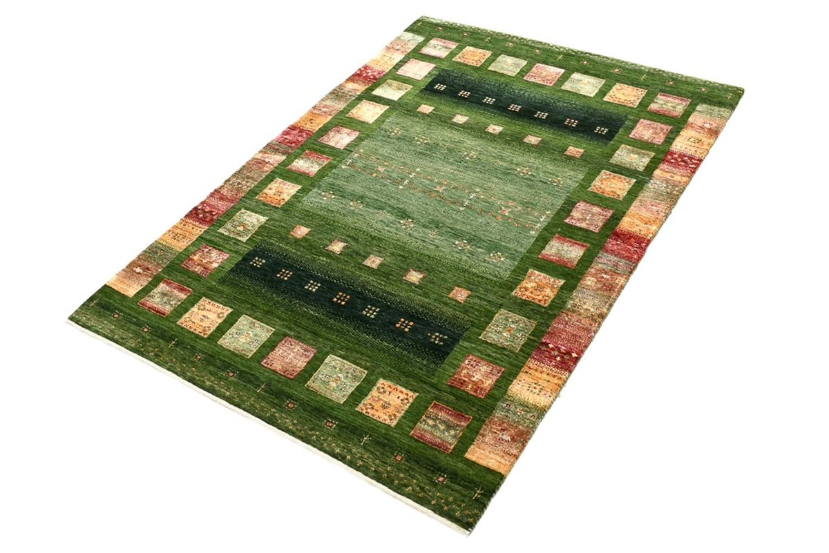Gabbeh Tapijt - Loribaft Indus - 154 x 106 cm - groen