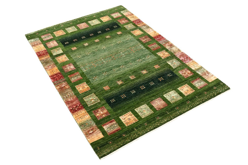 Gabbeh Tapijt - Loribaft Indus - 154 x 106 cm - groen