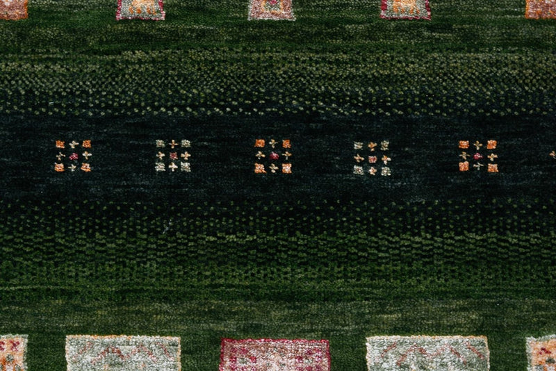 Gabbeh Tapijt - Loribaft Indus - 154 x 106 cm - groen