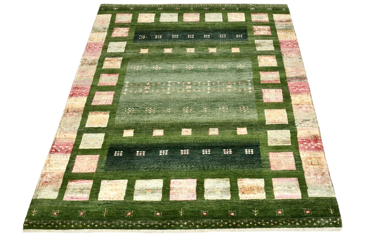 Gabbeh Tapijt - Loribaft Indus - 154 x 106 cm - groen