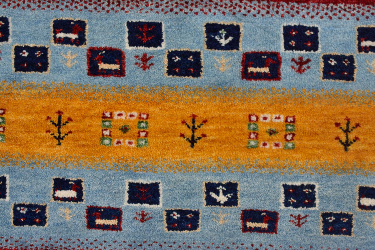 Gabbeh Tapijt - Loribaft Indus - 298 x 249 cm - licht beige