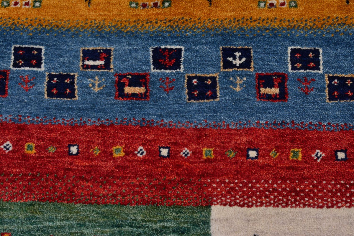 Gabbeh Tapijt - Loribaft Indus - 308 x 246 cm - licht beige