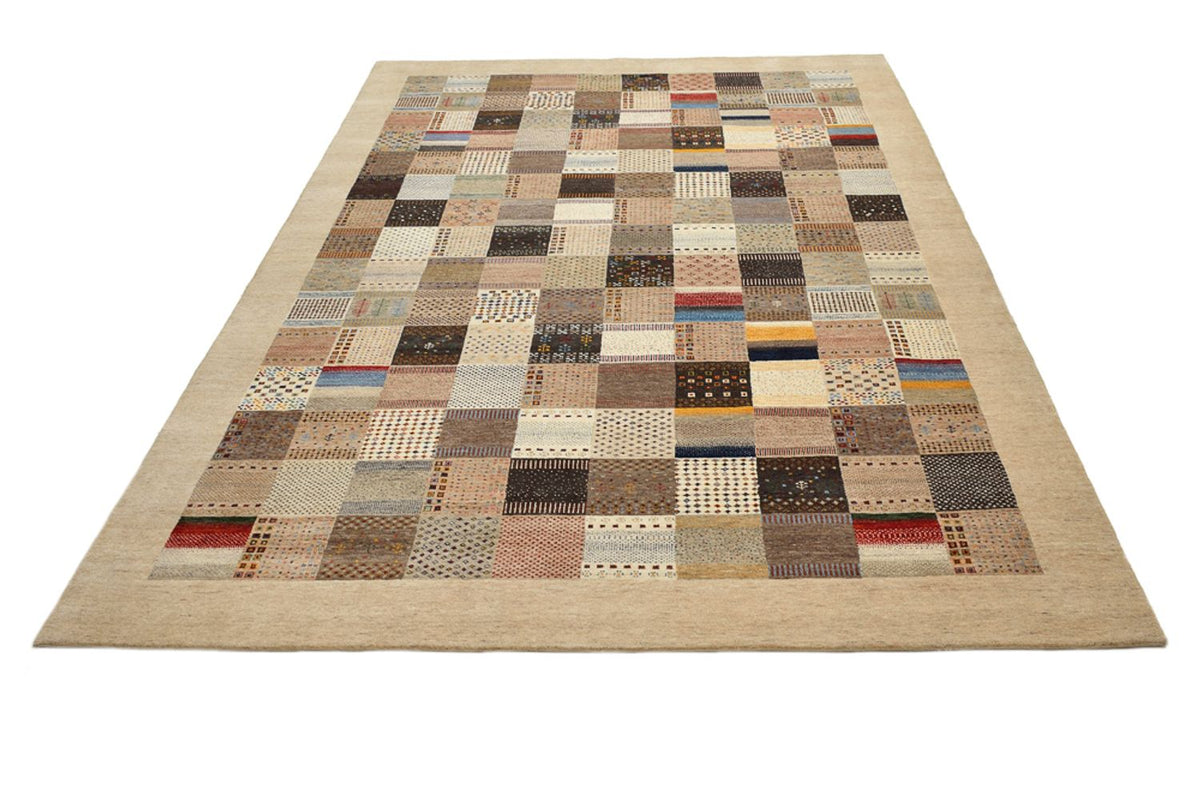 Gabbeh Tapijt - Loribaft Indus - 348 x 248 cm - donker beige