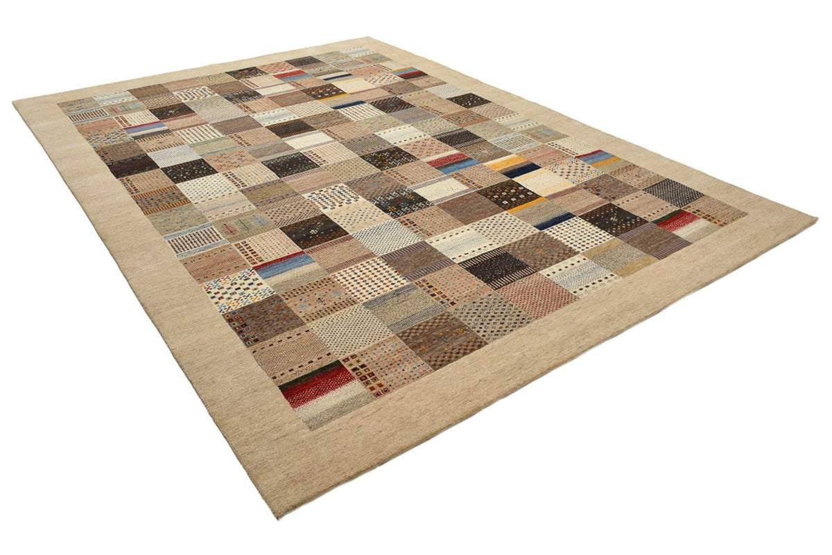 Gabbeh Tapijt - Loribaft Indus - 348 x 248 cm - donker beige