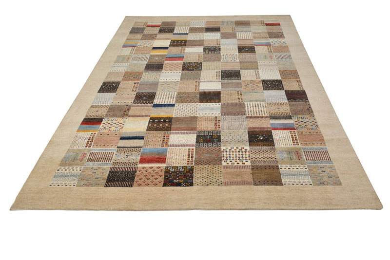 Gabbeh Tapijt - Loribaft Indus - 348 x 248 cm - donker beige