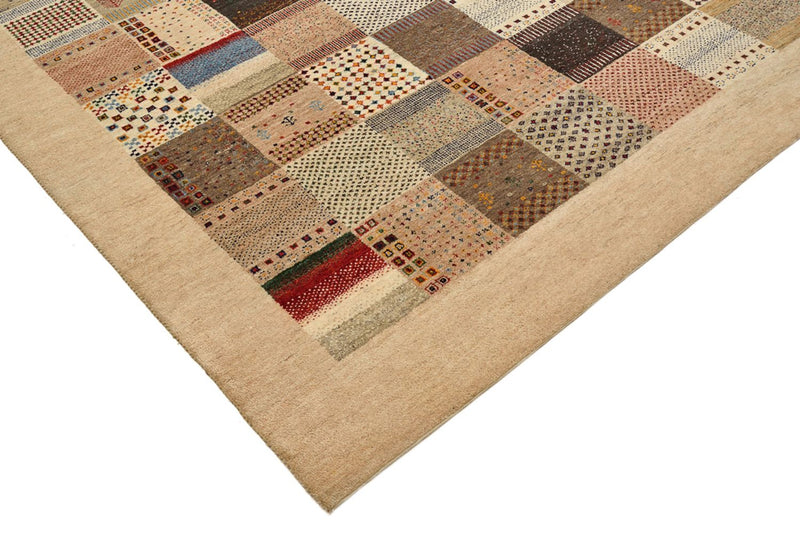 Gabbeh Tapijt - Loribaft Indus - 308 x 200 cm - donker beige