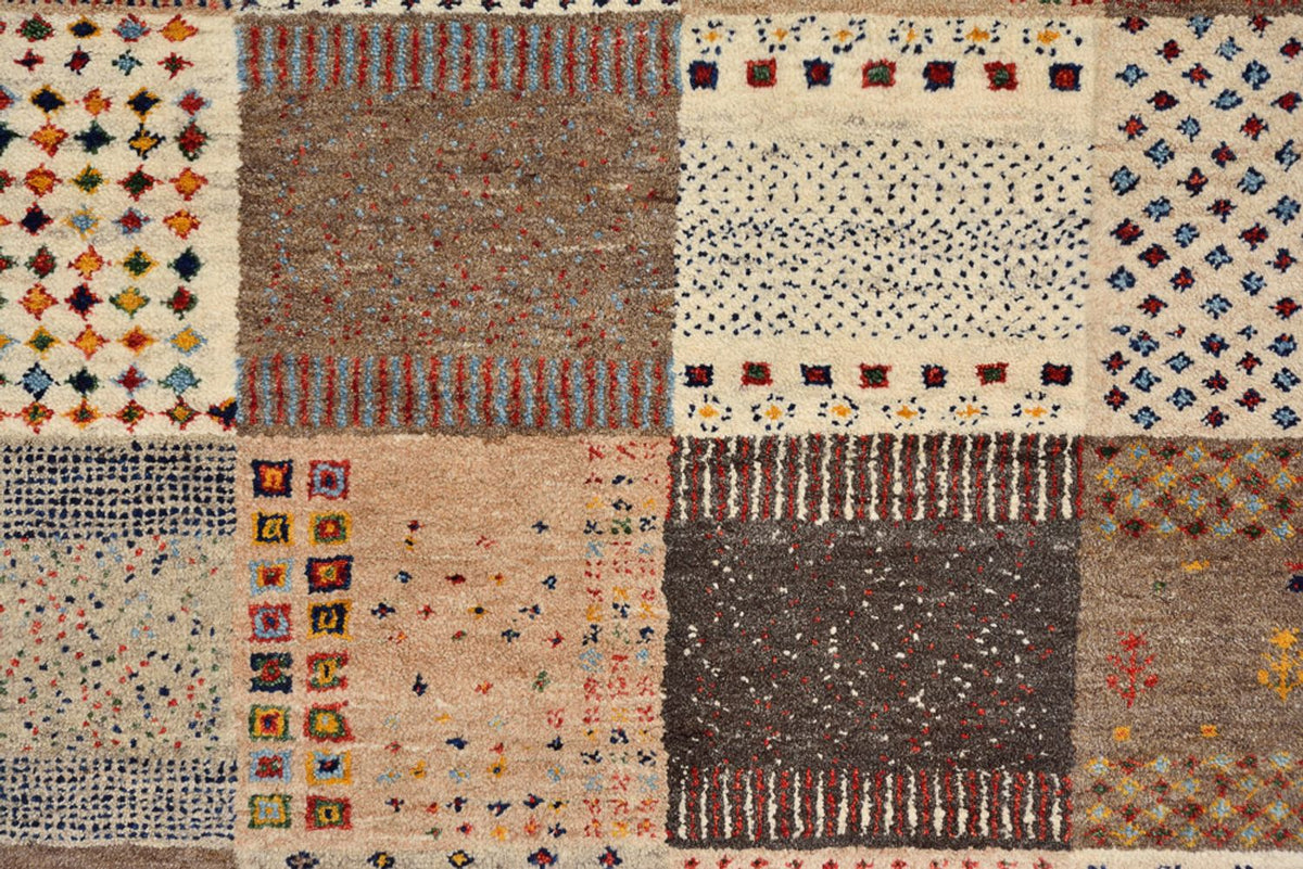 Gabbeh Tapijt - Loribaft Indus - 308 x 200 cm - donker beige