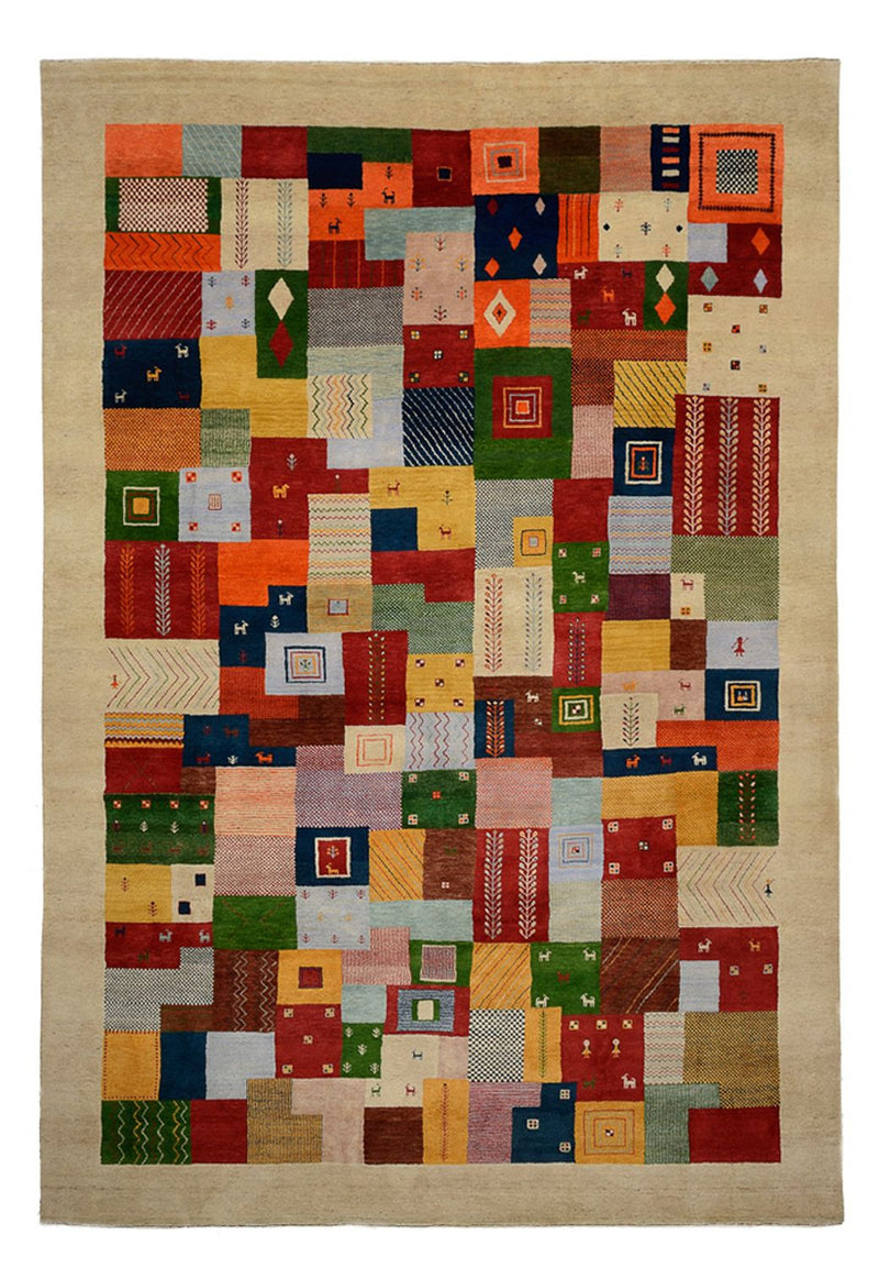 Gabbeh Tapijt - Loribaft Indus - 347 x 246 cm - veelkleurig