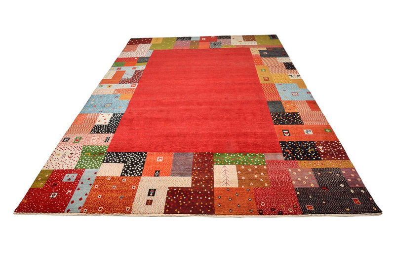 Gabbeh Tapijt - Loribaft Indus - 344 x 251 cm - rood
