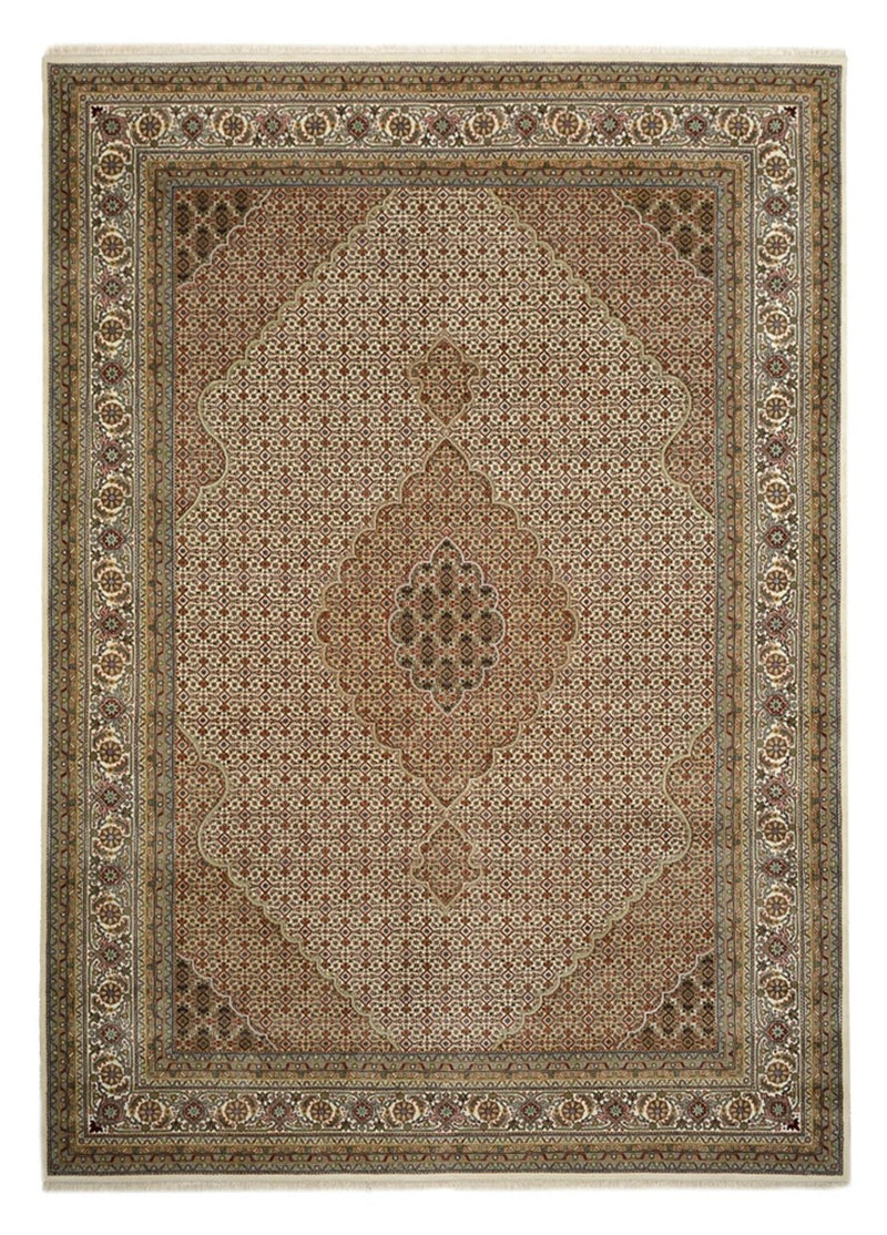 Oosters tapijt - Tabriz - 352 x 250 cm - donker beige