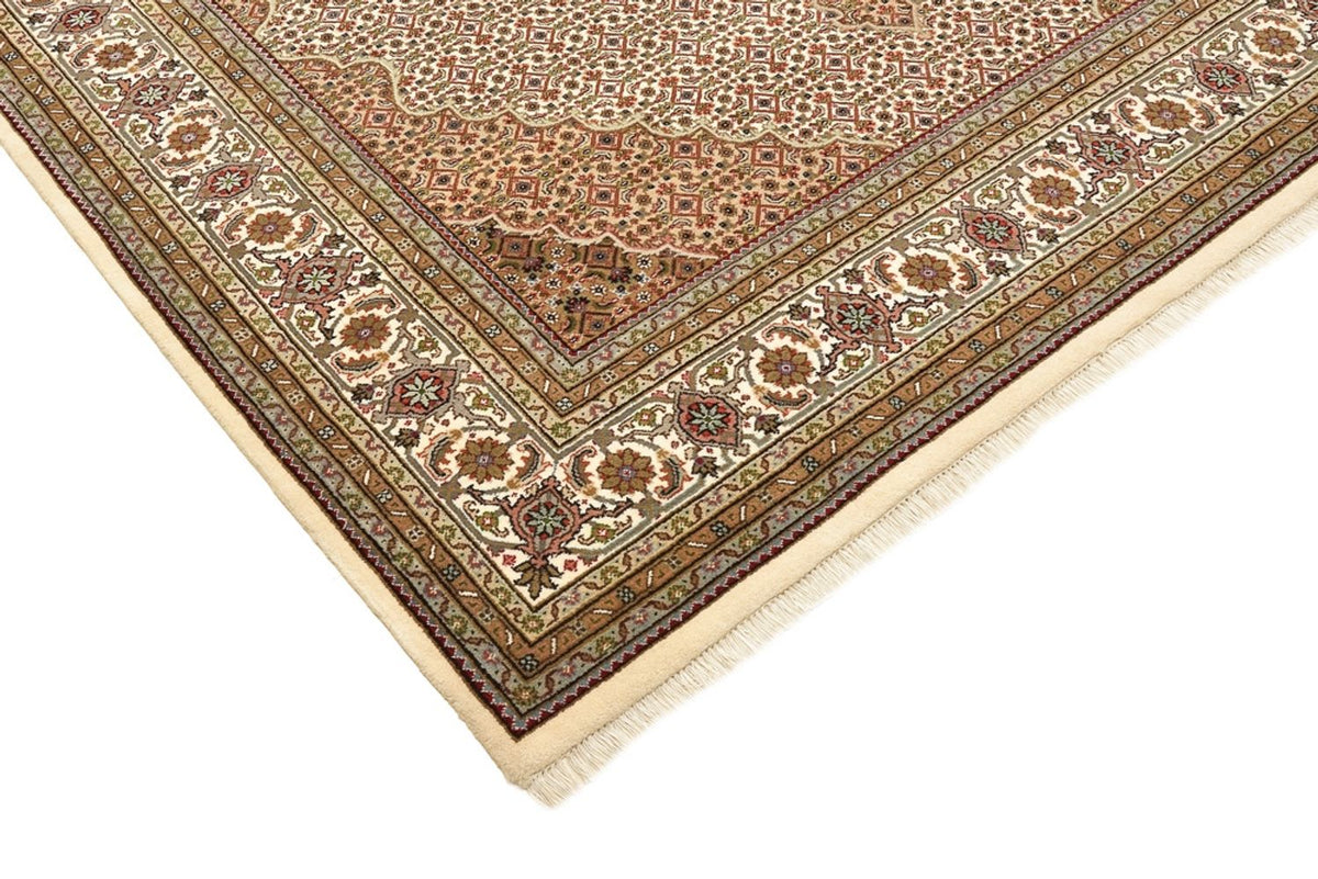 Oosters tapijt - Tabriz vierkant  - 203 x 201 cm - donker beige