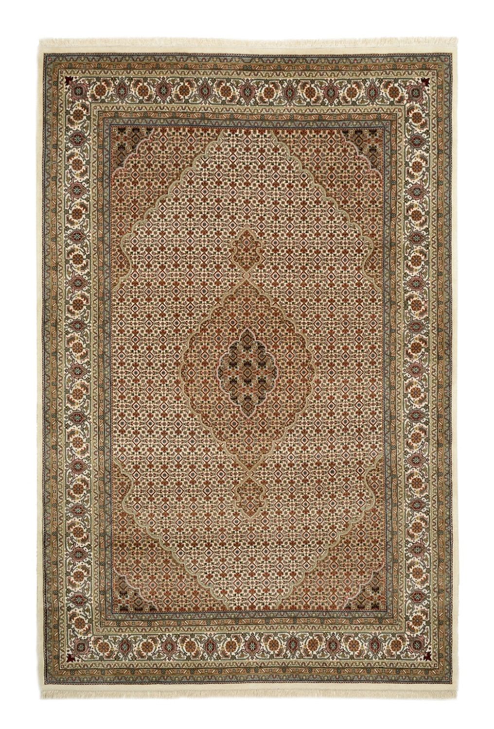 Oosters tapijt - Tabriz - 300 x 197 cm - donker beige