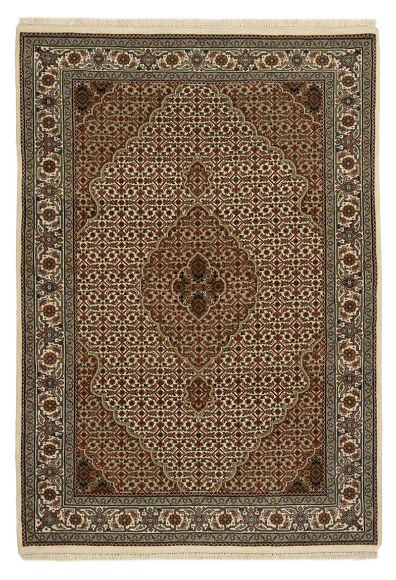 Oosters tapijt - Tabriz - 177 x 125 cm - donker beige