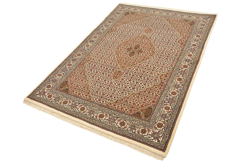 Oosters tapijt - Tabriz - 177 x 125 cm - donker beige
