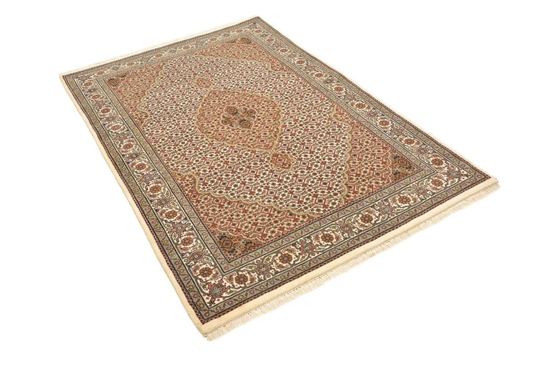 Oosters tapijt - Tabriz - 177 x 125 cm - donker beige