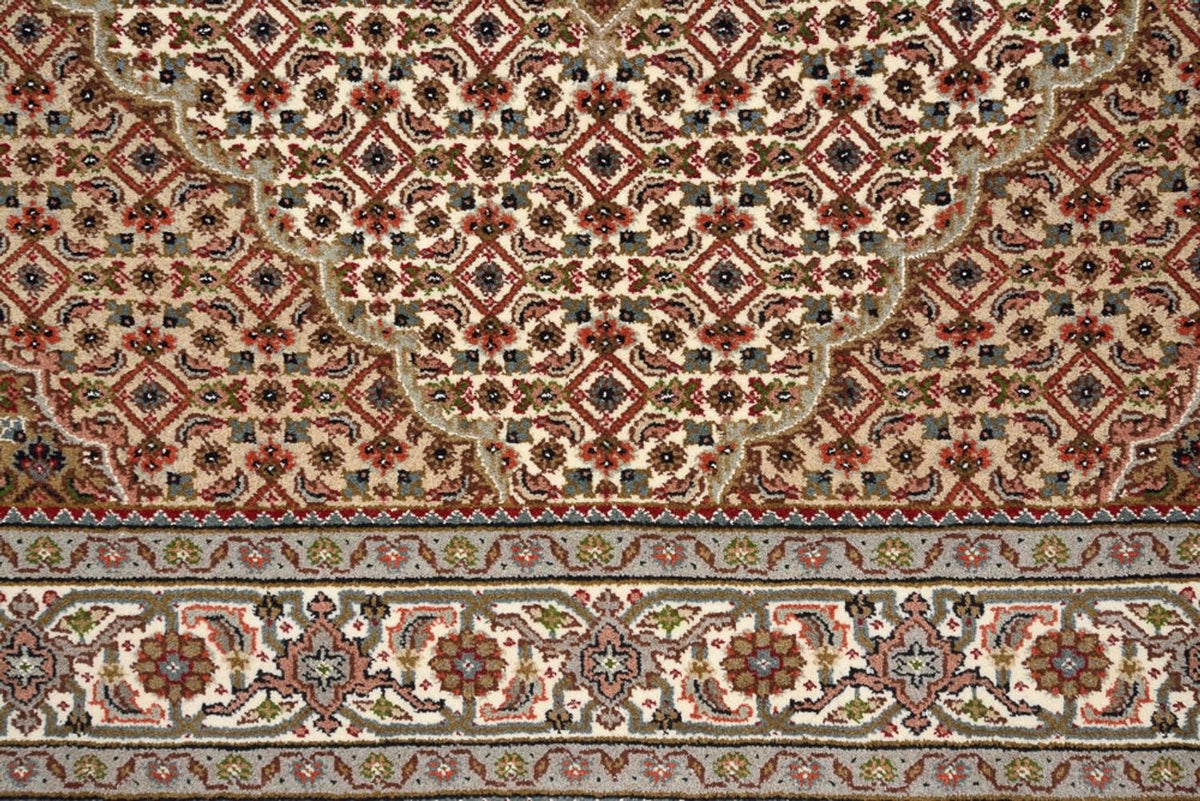 Oosters tapijt - Tabriz - 177 x 125 cm - donker beige