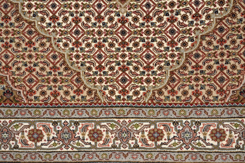 Oosters tapijt - Tabriz - 177 x 125 cm - donker beige