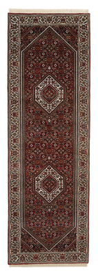 Loper Perzisch tapijt - Bijar - 245 x 79 cm - bordeauxrood
