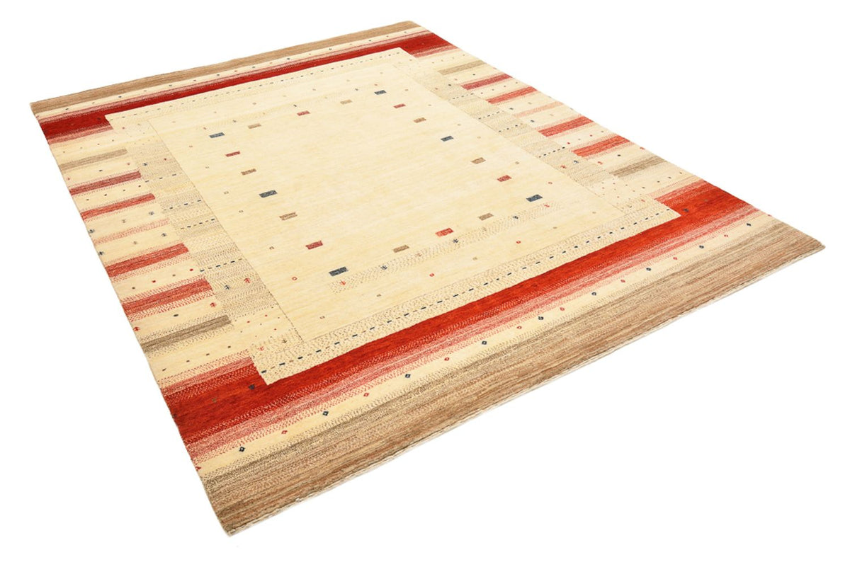 Gabbeh Tapijt - Loribaft Indus - 248 x 195 cm - licht beige