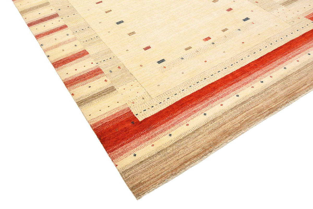 Gabbeh Tapijt - Loribaft Indus - 248 x 195 cm - licht beige