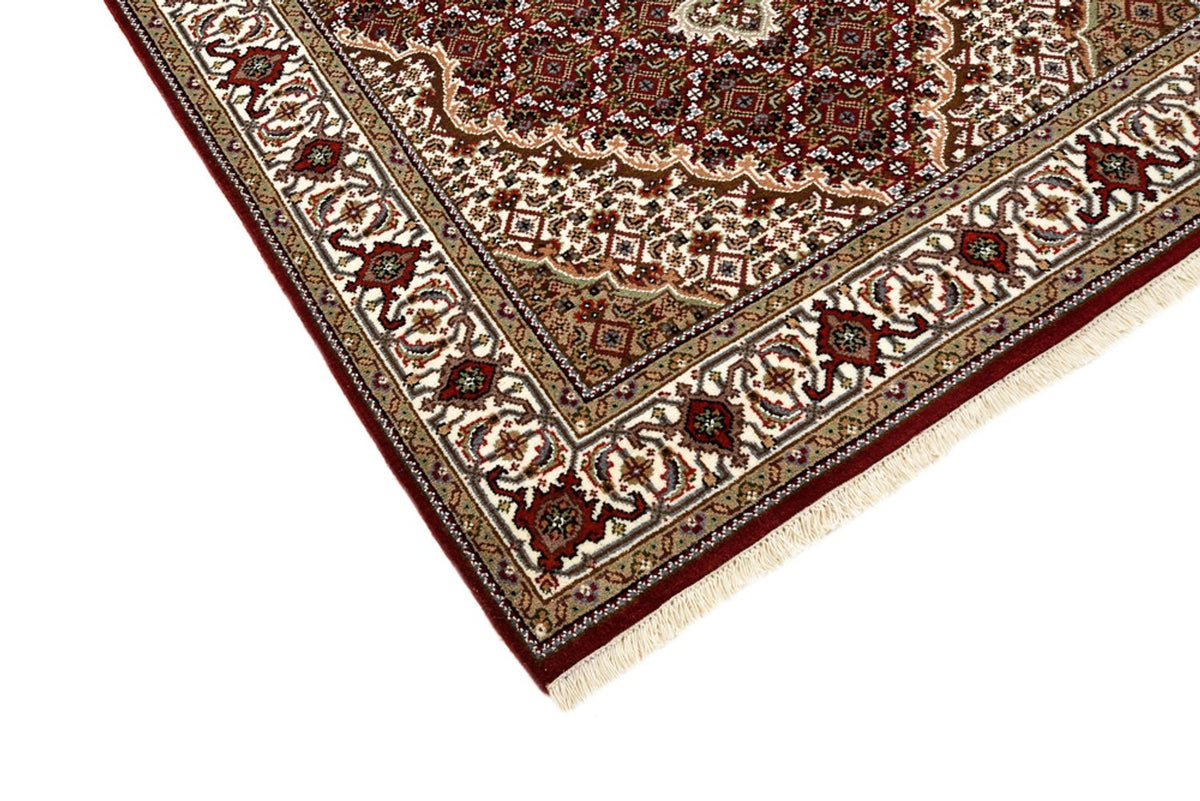 Loper Oosters tapijt - Tabriz - 362 x 122 cm - licht beige