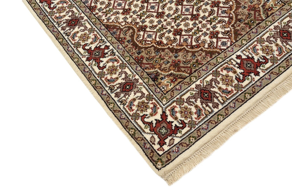 Loper Oosters tapijt - Tabriz - 602 x 81 cm - licht beige