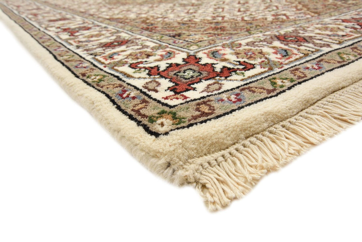 Loper Oosters tapijt - Tabriz - 602 x 81 cm - licht beige