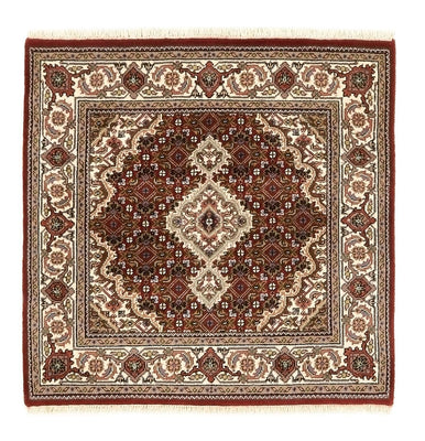 Oosters tapijt - Tabriz - 93 x 89 cm - crème