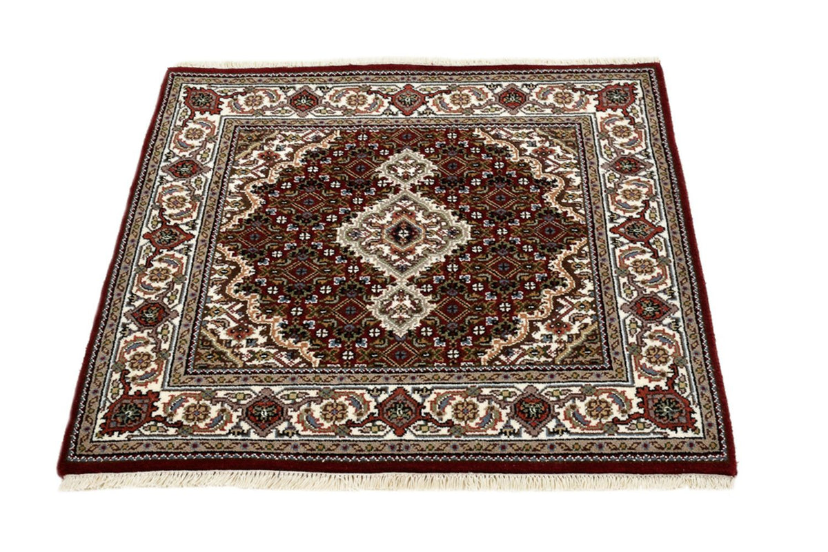 Oosters tapijt - Tabriz - 93 x 89 cm - crème