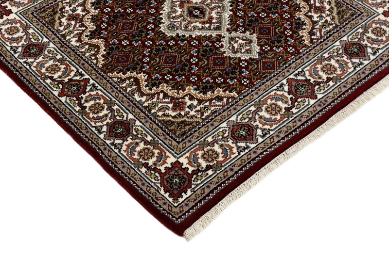 Oosters tapijt - Tabriz - 93 x 89 cm - crème