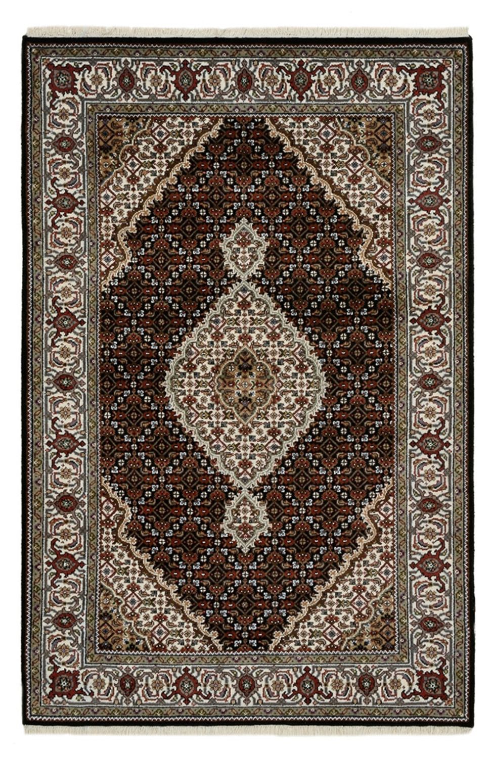 Oosters tapijt - Tabriz - 183 x 121 cm - crème