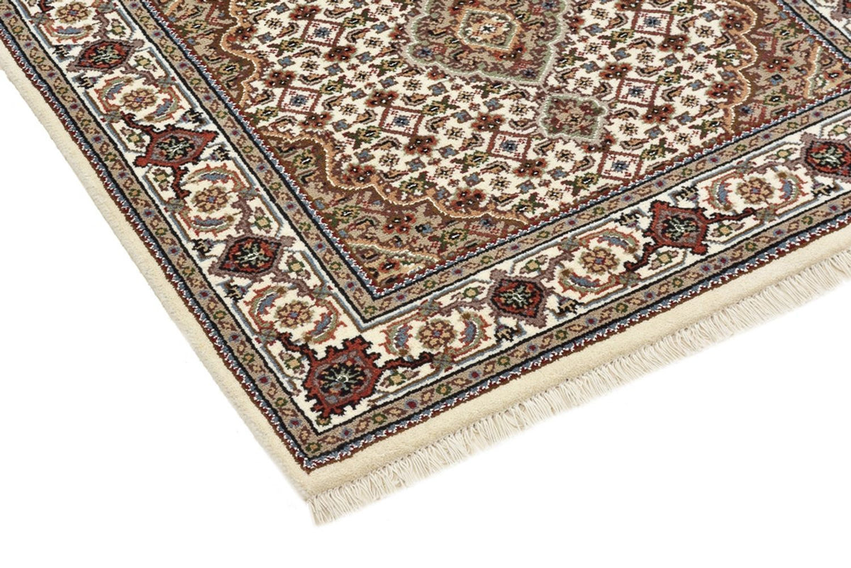 Oosters tapijt - Tabriz - 92 x 89 cm - crème