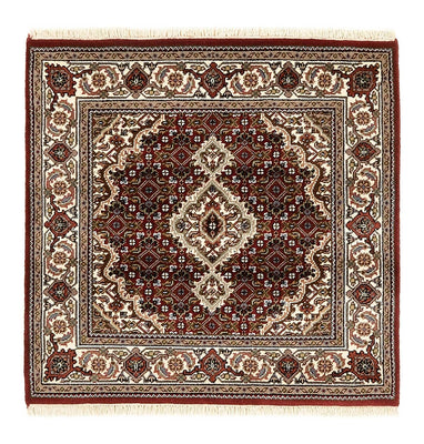 Oosters tapijt - Tabriz - 94 x 89 cm - crème