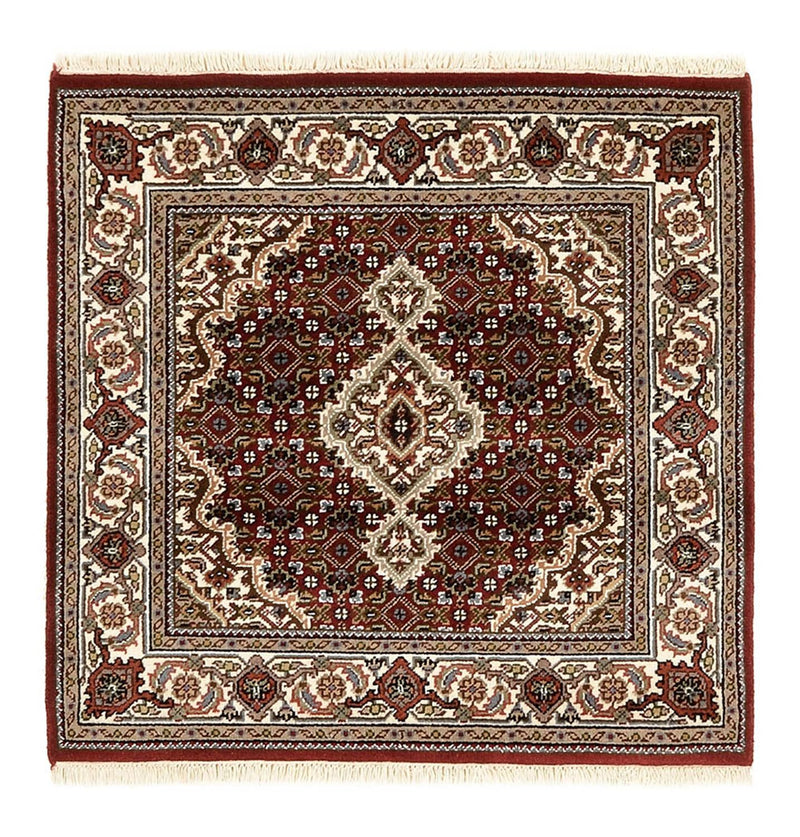 Oosters tapijt - Tabriz - 94 x 89 cm - crème