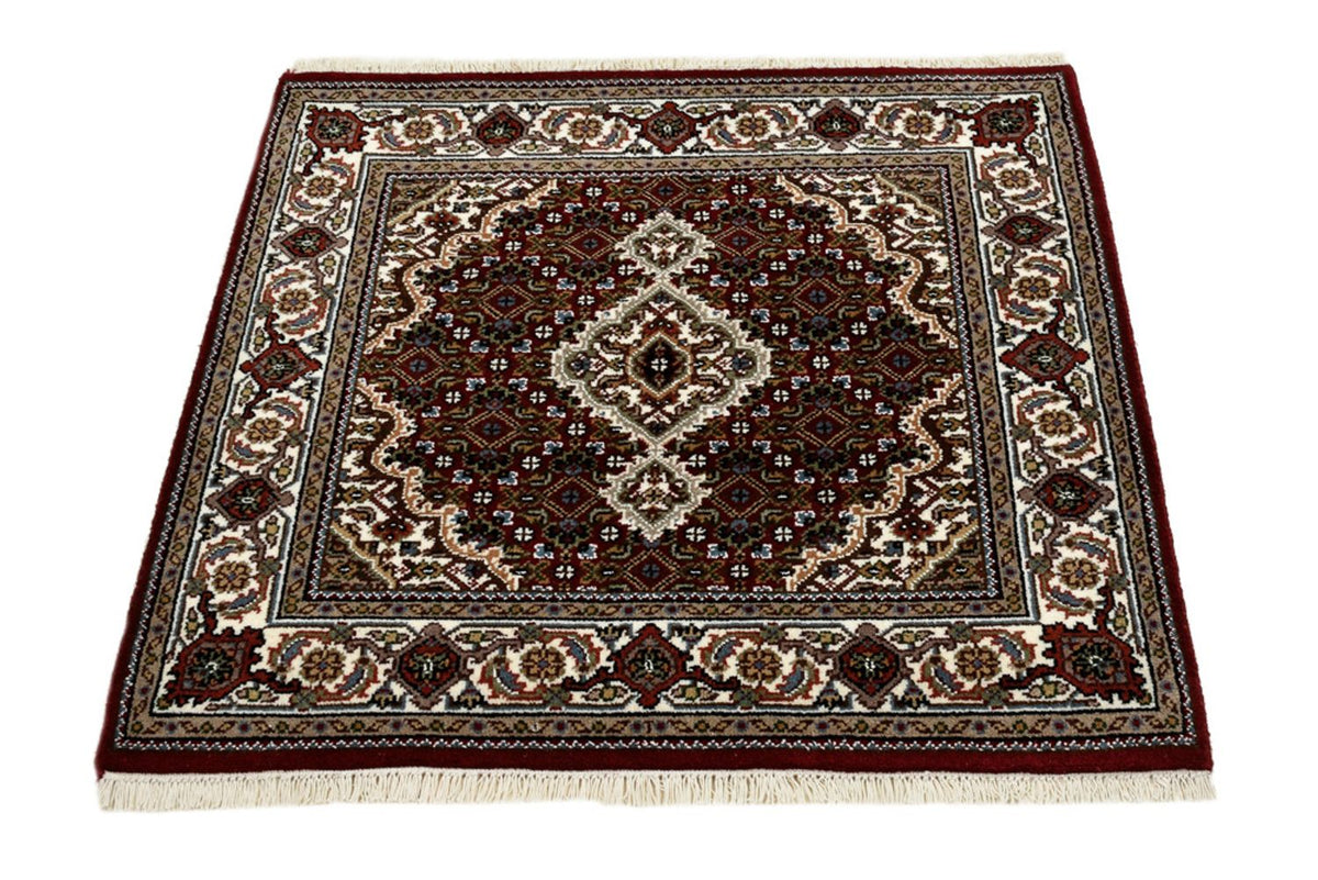 Oosters tapijt - Tabriz - 94 x 89 cm - crème