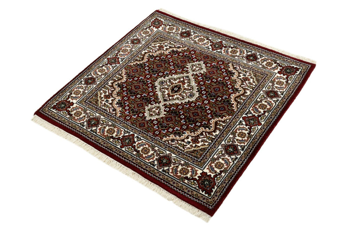 Oosters tapijt - Tabriz - 94 x 89 cm - crème