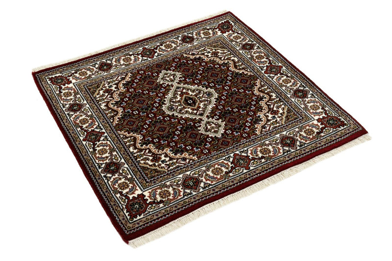 Oosters tapijt - Tabriz - 94 x 89 cm - crème