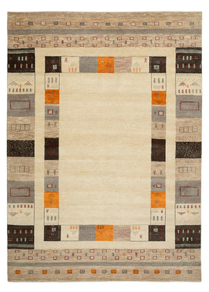 Gabbeh Tapijt - Loribaft Indus - 281 x 203 cm - licht beige